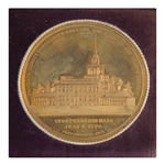 HIGH QUALITY 1876 CENTENNIAL OF INDEPENDENCE ENCASED MEDAL.