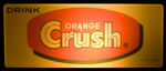 “DRINK ORANGE CRUSH” LIGHTED STORE SIGN.