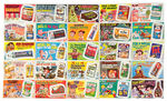 WACKY ADS DIE-CUT CARD SET.