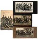 “STAR BLOOMER GIRLS BASE BALL CLUB” POSTCARD/ROSTER CARD PAIR/PROMO PHOTO.