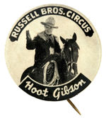 "HOOT GIBSON/RUSSELL BROS. CIRCUS" FROM HAKE COLLECTION & CPB.