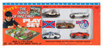 ERTL "THE DUKES OF HAZZARD" THREE PIECE BOXED VEHICLE SETS.