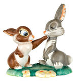 THUMPER AND MISS BUNNY GOEBEL FIGURINE.