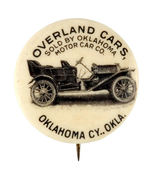 OKLAHOMA "OVERLAND CARS" EARLY DEALER.