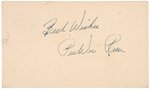 PEE WEE REESE HOF 1951 SIGNED POSTCARD ADDRESSED TO RICHARD MERKIN.