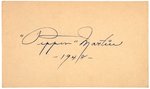 “PEPPER MARTIN 1948" SIGNED POSTCARD.