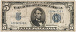 $5 SILVER CERTIFICATE NOTE MIXED SERIES LOT OF 22.