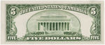 $5 FEDERAL RESERVE NOTES MIXED SERIES LOT OF 19.