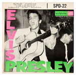 "ELVIS PRESLEY SPD-22" RARE RCA PROMOTIONAL EP COVER.