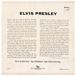 "ELVIS PRESLEY SPD-22" RARE RCA PROMOTIONAL EP COVER.