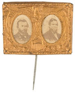 GRANT/COLFAX RARE AND BEAUTIFUL CARDBOARD PHOTO JUGATE AND HAKE BOOK PLATE EXAMPLE.