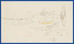 THE MAIL PILOT PRODUCTION DRAWING FEATURING MICKEY MOUSE.