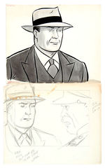 TELECOMICS ORIGINAL ART LOT FOR EARLY TV PROGRAM FEATURING RICK RACK, SPECIAL AGENT.