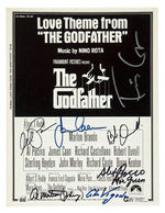 "THE GODFATHER" CAST-SIGNED SHEET MUSIC.