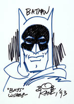 "BATMAN" SKETCH BY BOB KANE.