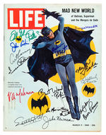 "LIFE" CLASSIC BATMAN CAST-SIGNED MAGAZINE.