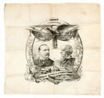 CLEVELAND 1888 JUGATE BANDANNA WITH HIS CLASSIC SLOGAN.