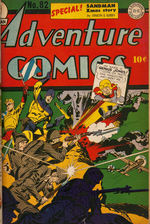 “D.C. PUBLICATIONS” BOUND VOLUME OF TEN GOLDEN AGE COMICS INCLUDING “DETECTIVE” #38.