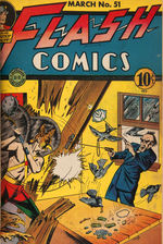 “D.C. PUBLICATIONS” BOUND VOLUME OF TEN GOLDEN AGE COMICS INCLUDING “DETECTIVE” #38.