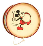MICKEY  MOUSE TOY DRUM.