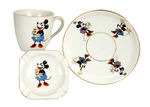 BAVARIAN CHINA LOT OF THREE FEATURING MINNIE MOUSE.