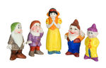 "SNOW WHITE AND THE SEVEN DWARFS" BOXED BISQUE SET (SIZE VARIETY).