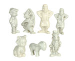 PINOCCHIO FIGURINES BY NATIONAL PORCELAIN COMPANY.