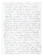 CHARLES MANSON HAND-WRITTEN LETTER FROM PRISON