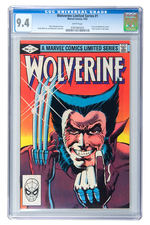 WOLVERINE LIMITED SERIES #1-4, 1982 CGC SET.