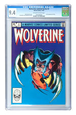 WOLVERINE LIMITED SERIES #1-4, 1982 CGC SET.