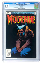 WOLVERINE LIMITED SERIES #1-4, 1982 CGC SET.