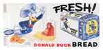 "DONALD DUCK BREAD" STORE SIGN & AD PROOF.