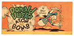 "DONALD DUCK'S ATOM BOMB" AMERICAN VERSION PREMIUM COMIC.