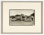 PINERIDGE NATIVE AMERICAN/WHITE TEAM FRAMED PHOTO.