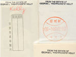 GEORGE KELLY 1931 JAPAN TOUR VINTAGE SNAPSHOT PAIR/PHOTO CARD.