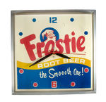 "FROSTIE ROOT BEER/THE SMOOOTH ONE!" CLOCK.