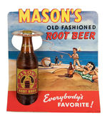 "MASON'S OLD FASHIONED ROOT BEER" COUNTER DISPLAY.