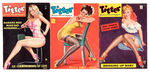 “TITTER/WHISPER” GROUP OF SIX MENS MAGAZINES W/DRIBEN COVERS.