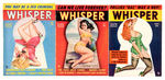 “TITTER/WHISPER” GROUP OF SIX MENS MAGAZINES W/DRIBEN COVERS.