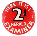 NEWS VENDOR'S BADGE 3.5."