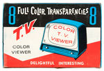 "COLOR T.V. VIEWER" BOXED SET OF 24 RISQUE VIEWERS.