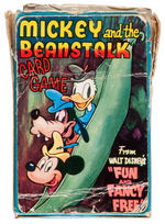 "MICKEY AND THE BEANSTALK CARD GAME."