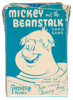 "MICKEY AND THE BEANSTALK CARD GAME."