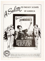 DC COMICS & BOY SCOUTS NATIONAL JAMBOREE PROMO PAPER.