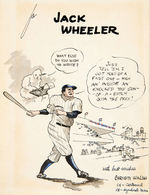 “ADIOS TO GHOSTS BY CHRISTY WALSH” PRESS AGENT BOOK WITH COLOR BABE RUTH ORIGINAL ART.