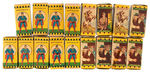 "SUPERMAN" & COMIC CHARACTER BOXED FILMSTRIPS LOT.