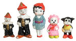 BETTY BOOP & RELATED BISQUE LOT.