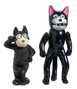 FELIX THE CAT FIGURAL PAIR.