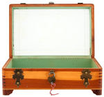 BORIS KARLOFF PERSONALLY OWNED CEDAR WOOD CHEST.