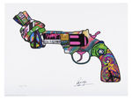 RINGO STARR SIGNED "RIGHT GUN (KNOT FOR VIOLENCE)" LIMITED EDITION GICLEE PRINT.